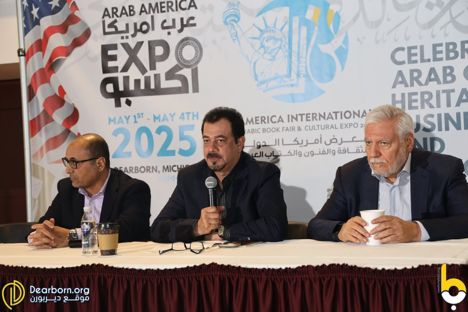 Press conference announcing the expo